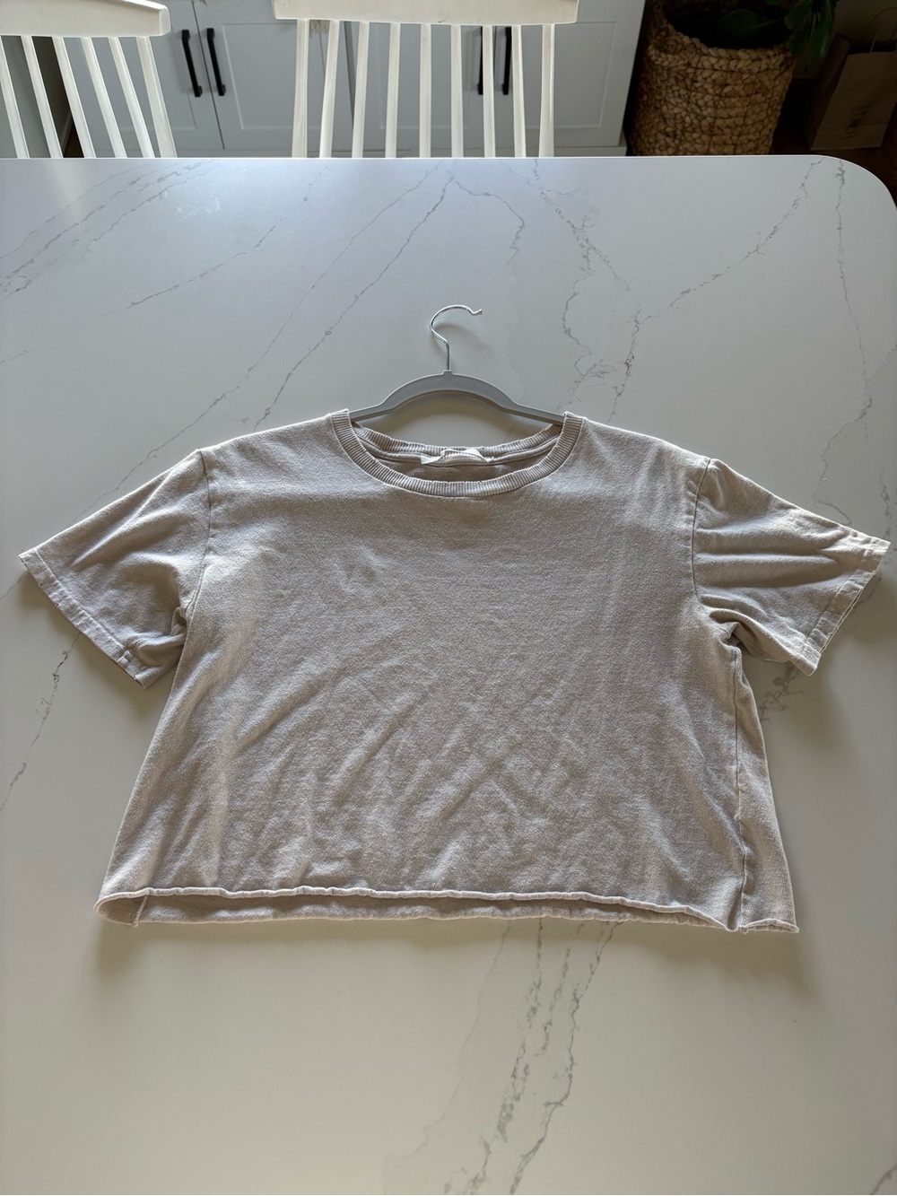 Double zero size small boxy tee